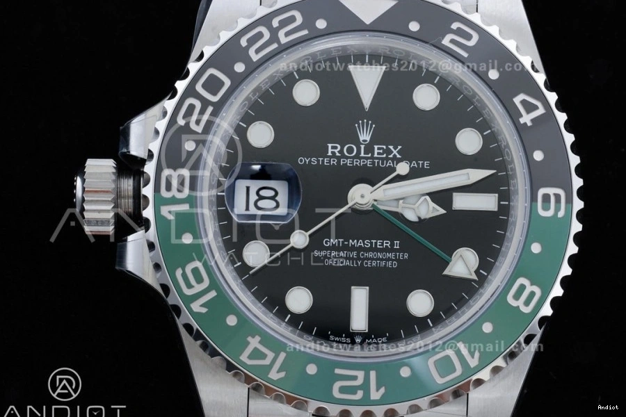 New Best VTNR 1:1 126720 Edition Bracelet on GMT Jubilee II LHD 904L ARF Master V2 SH3285 SS 0322